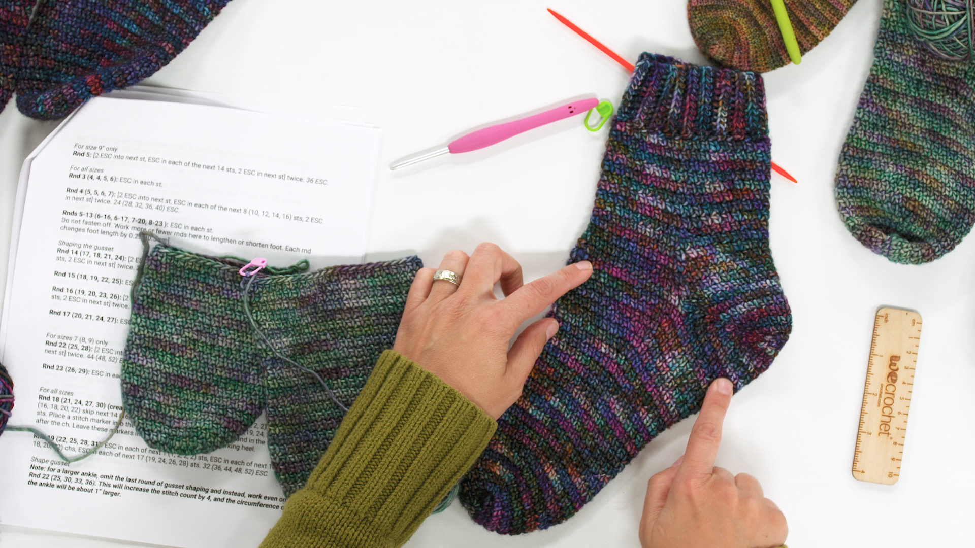 Lakeside Cabin Socks- Getting Started