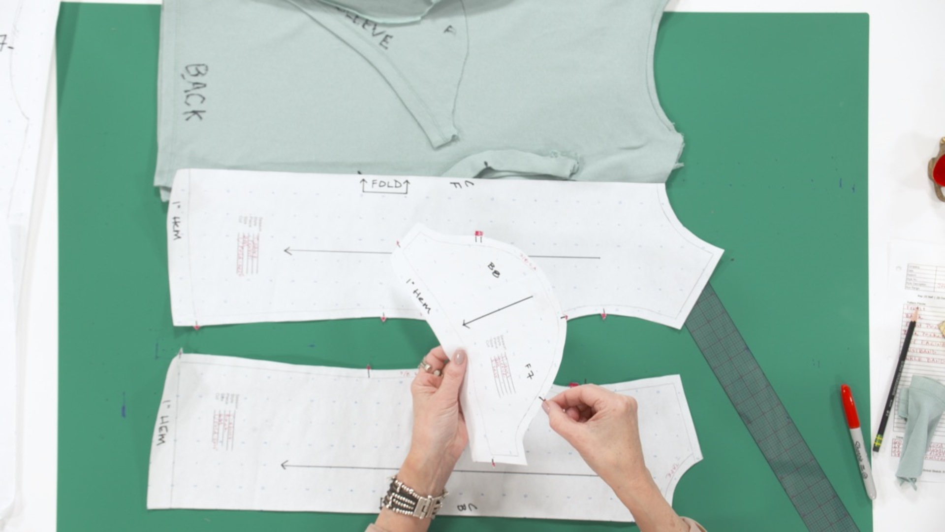 Copying T-shirts and Skirts