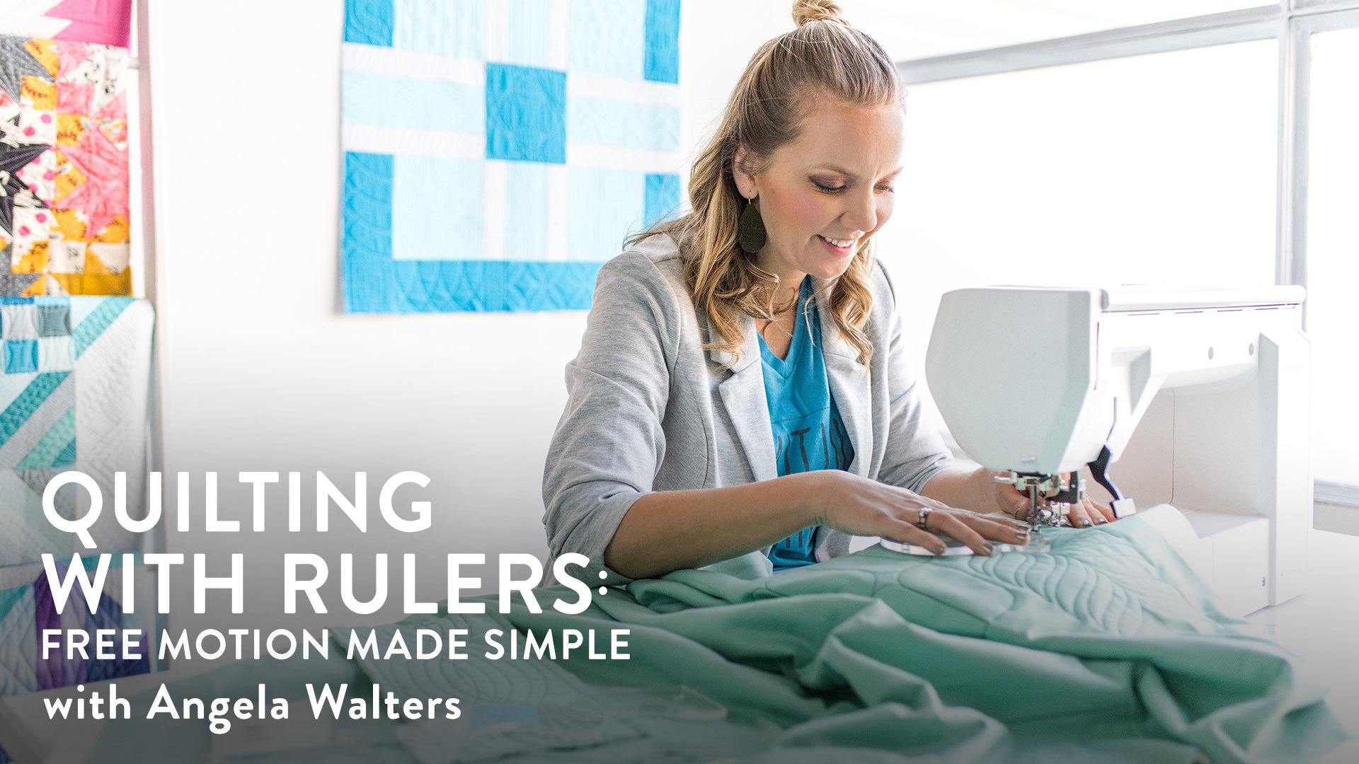 Quilting with rulers ad