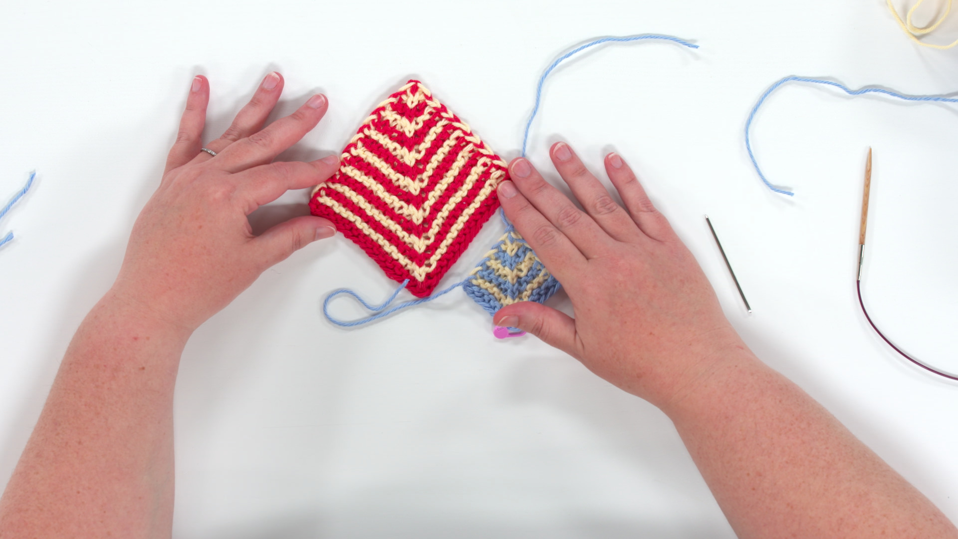 Session 4: Striped Mitered Squares