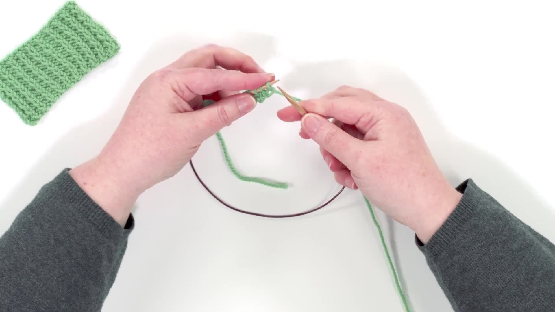 Through the Back Loops 