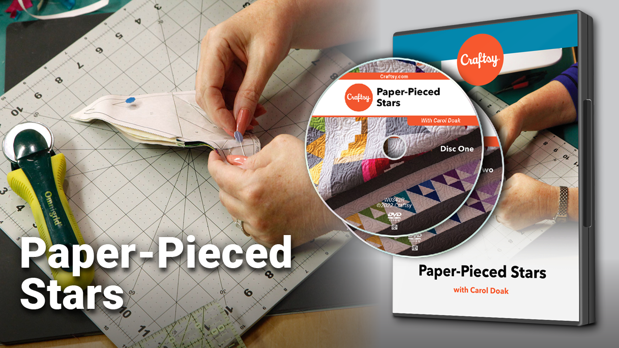 Paper-piece stars DVD